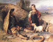 Sir Edwin Landseer The Stonebreaker and his Daughter Spain oil painting artist